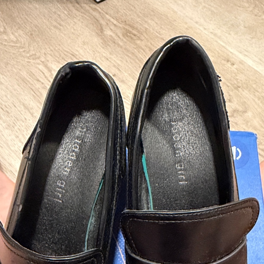 Madden Girl Black Chunky Loafers - Picture 2 of 5